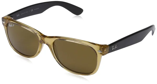 Ray-ban Rb2132 Honey Frame, Crystal Brown Polarized Lenses Wayfarer