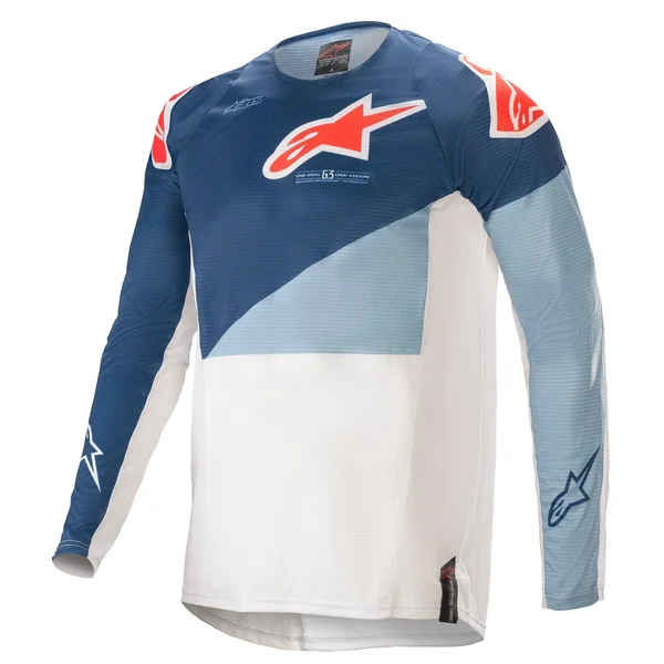 Alpinestars Jersey Cross Techstar Factory Dark Blue Powder B Size M