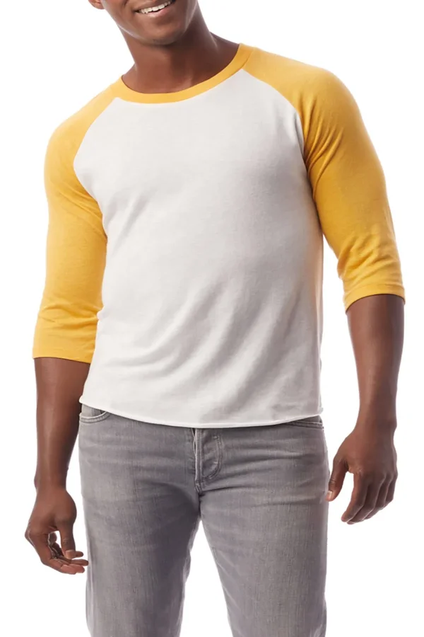 Alternative - Men's Baseball Eco-Jersey T-Shirt-ECO True gold-3XL