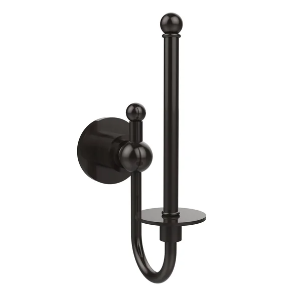 Allied Brass AP-24U-ORB Astor Place Collection Upright Toilet Tissue Holder Oil Rubbed Bronze