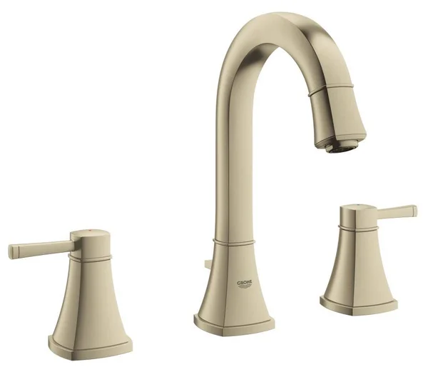 Grohe 20 419 Grandera Bathroom Faucet Widespread Double Handle with High Spout A - Warm Brushed Nickel