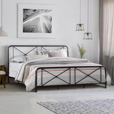 Verbana Low Profile Standard Bed Ebern Designs Size: King