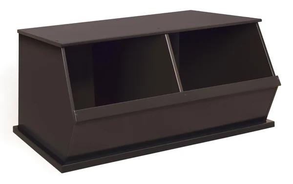 Badger Basket Two Bin Storage CUBBY: Espresso