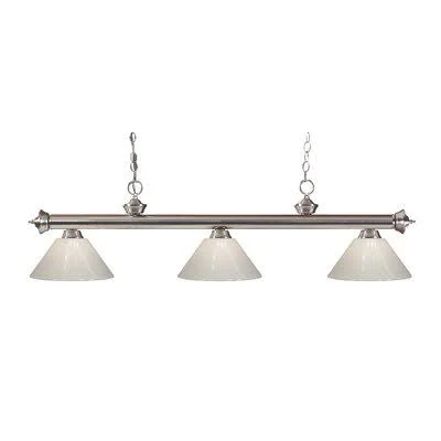Brynlee 3 - Light Pool Table Linear Pendant Red Barrel Studio Shade Color: White